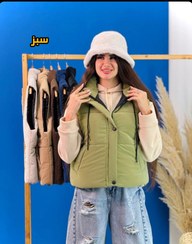 تصویر پافر سیلیکونی بدون کلاه - سبز Pafer bi kolah