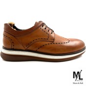 تصویر کفش اسپرت کلاسیک چرم مردانه | کد:E408 | چرم میخچی 