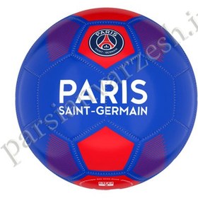 تصویر توپ فوتبال دوخت ماشینی سایز 1 پاری سن ژرمن –NEW CLUB 2 Size 2 machine-stitched soccer ball of Paris Saint-Germain - NEW CLUB 2