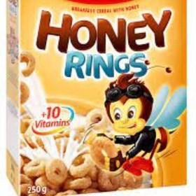 تصویر غلات صبحانه honey rings (250گرم) ارسال رایگان 