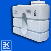 تصویر مخزن پلی اتیلن کتابی پلاستونیک ظرفیت ۱۰۰۰ لیتر 