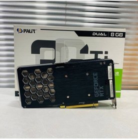 تصویر کارت گرافیک استوک پلیت Palit RTX 3060 Ti Dual 8G Palit RTX 3060 Ti Dual 8GB