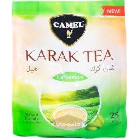 تصویر چای کرک کمل با طعم هل 500 گرم 25 عدد CAMEL ا CAMEL Karak tea with cardamom flavoured 500 g 25 psc CAMEL Karak tea with cardamom flavoured 500 g 25 psc