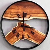 تصویر ساعت چوبی 50 سانت 