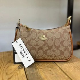 تصویر کیف زنانه کوچ وارداتی رنگ عسلی 