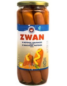 تصویر سوسیس هات داگ مرغ زوان 520 گرم Zwan 00320