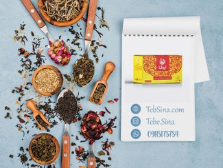 تصویر چای سبز و جنسینگ و پودر عسل نیوشا دربسته بندی بهداشتی 20 عددی Ginseng + Green Tea