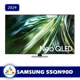 تصویر SAMSUNG کلاس 55 اینچی QLED 4K QN90D تلویزیون هوشمند Neo Quantum HDR+ با تلویزیون هوشمند Dolby Atmos، صدای ردیابی اشیاء+، Motion Xcelerator، Real Depth Enhancer Pro، الکسا داخلی (QN55QN90D، مدل 2024) SAMSUNG 55-Inch Class QLED 4K QN90D Series Neo Quantum HDR+ Smart TV w/Dolby Atmos, Object Tracking Sound+, Motion Xcelerator, Real Depth Enhancer Pro, Alexa Built-in (QN55QN90D, 2024 Model)