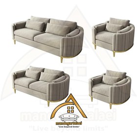 تصویر مبل راحتی ترک مدل بیزانس _ خرید مستقیم از تولید کننده - 7نفره New Byzantine Turkish sofa