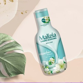 تصویر فوم شست و شو بدن مناسب انواع پوست حاوی گل بهار وایت ماسک مالیزیا مدل Malizia Muschio Bath Foam Malizia Muschio Bath Foam 1000ml