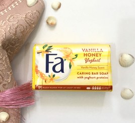 تصویر صابون کرم دار برند فا اصل رایحه عسل وانیل رنگ زرد ۱۷۵ گرمی اماراتی FA SOAP - وانیل عسل FA SOAP