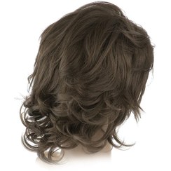 تصویر کلاه گیس کوتاه ساتورا مدل BAMOO3 فر جنس الیاف ابریشم Sathura Wig BAMOO3 – Short Curly Synthetic Silk Fiber Hair Wig for Women