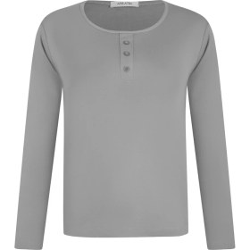 تصویر بلوز آستین بلند زنانه افراتین مدل 7575 رنگ طوسی 