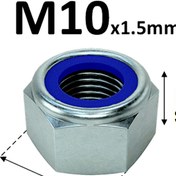 تصویر مهره استیل A2-70 کاسه نمدی M10 