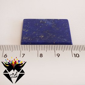 تصویر نگین لاجورد افغانی اصل مستطیلی درشت N3018 