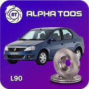 تصویر دیسک چرخ L90 دارای ضمانت(بسته دو عددی) 