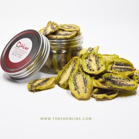 تصویر اسلایس کیوی خشک 