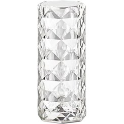 تصویر چراغ خواب شارژی کریستالی ریموت دار 16 رنگ 