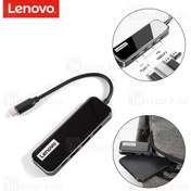 تصویر هاب مبدل 4 پورت لنوو EC04 ا Lenovo EC04 4Port PD Type C HUB Lenovo EC04 4Port PD Type C HUB