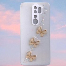 تصویر کاور طرح پروانه مدل AKL-01 مناسب برای گوشی موبایل شیائومی Redmi Note 8Pro - سفید 