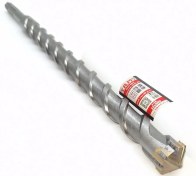 تصویر مته الماسه پنج شیار چهار الماس سایز 32x500 برند TAM SDS MAX hammer Drill cross tip size 32x500