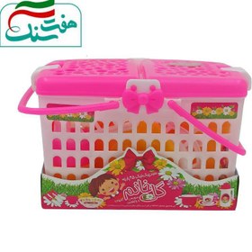 تصویر سبد پیک نیک گل خانم کوچک 