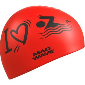 تصویر Mad Wave M0553 20 05W CAP SILICONE LOVE SWıMMımg ، یکی شما 