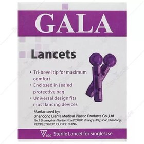 تصویر سوزن تست قند خون گالا مدل ۳۰G بسته ۱۰۰ عددی 