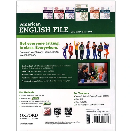 خرید و قیمت کتاب American English File 3 2nd edition اثر Clive Oxenden ...