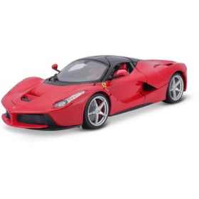 تصویر ماکت بوراگو لافراری قرمز مقیاس 1:43 Bburago Ferrari Signature LaFerrari Aperta 