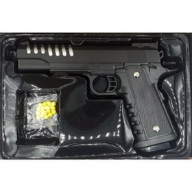 تصویر تفنگ کلت فلزی ساچمه ای ایرسافت گان مدل AIR SOFT GUN V303 AIR SOFT GUN V303