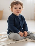 تصویر ژاکت اسپرت نوزادی طرح ساده 1300 