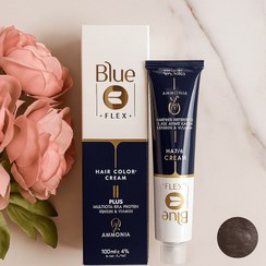 تصویر رنگ مو فاقد آمونیاک بلو فلکس اصل 