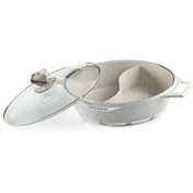 تصویر ماهیتابه دو قسمتی لایف اسمایل سایز ۲۸ مدل FLCMHP-28 