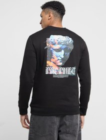 تصویر سویشرت نخی با فیت معمولی اسپاتریک برند only & sons Spatrick Regualer Fit Crew Ncek Sweatshirt