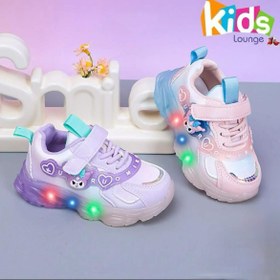 تصویر کتونی بچگانه وارداتی چراغدار طرح کرومی برند Kids کد 082902 