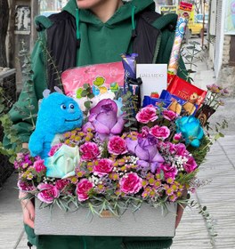 تصویر باکس گل ولنتاین 