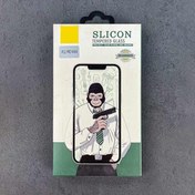 تصویر گلس شفاف محافظ صفحه نمایش گوشی ضد ضربه دور سیلیکون برای آیفون 11promax و آیفون XS MAX - آیفون XS MAX Unbreakable silicone tempered glass screen protector for iPhone 11promax & XS MAX