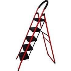 تصویر نردبان اهنی 5 پله 