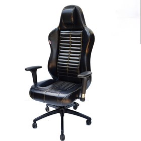 تصویر صندلی گیمینگ مدل مازراتی 