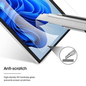 تصویر محافظ صفحه نمایش گلس مناسب برای مایکروسافت Surface Pro 8 Microsoft Surface Pro 8 Glass Screen Protector