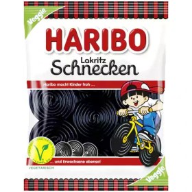 تصویر پاستیل آلمانی هاریبو HARIBO Lakritz Schnecken چرخی 175 گرم 