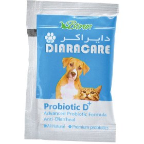 تصویر مکمل غذای سگ و گربه دایراکر مدل +probiotic D وزن 150 گرم 