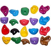 تصویر گیره صخره نوردی کودک بسته ۲۰ عددی 