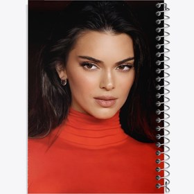 تصویر دفتر نت موسیقی 100 برگ خندالو طرح کندال جنر(Kendall Jenner) 