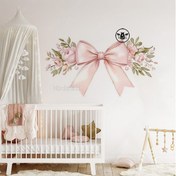 تصویر استیکر کودک طرح پاپیون گلدار 