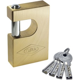 تصویر قفل کتابی گیرا Gira950 95mm کد 008 Gira 950 95mm Padlock