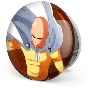 تصویر آینه تاشو سایتاما انیمه مرد تک مشتی One Punch Man 