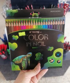 تصویر مداد رنگی ۲۴تایی 