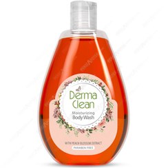 تصویر درماکلین شامپو بدن نرم و مرطوب کننده حاوی عصاره شکوفه هلو 